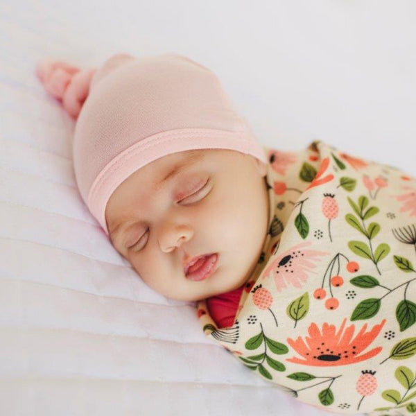 top-knot-hat-baby-pink Presley Couture at Sophia's Style-Hats-1